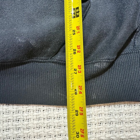 Vintage Steve & Barry Illinois Hoodie Mens XL Navy Blue Collegiate Spell Out 90s - Picture 11 of 16